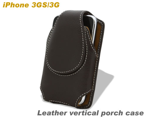 MELKCO iPhone 3GS/3G用レザー縦型ポーチケース