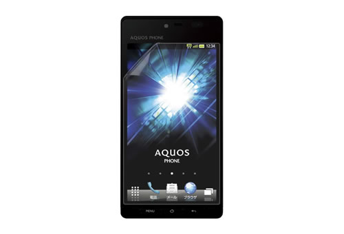 AQUOS PHONE 102SH用液晶保護フィルム　反射防止(マット)タイプ