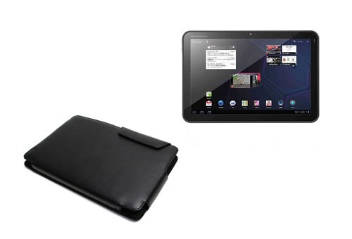 MOTOROLA XOOM Wi-Fi TBi11M本革マルチポーチケース