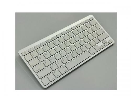 SuperSlim【Bluetooth　Keyboard】Apple風(シルバー)