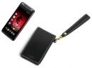 EZD HTC J ISW13HT本革フリップポーチ縦型ケース