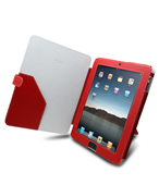 Melkco Apple iPad本革ブックタイプケースリミテッド(Red LC)