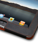Melkco Apple iPad本革ブックタイプケースリミテッド(Black LC)
