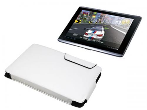 acer ICONIA TAB A500マルチポーチケース　ホワイト