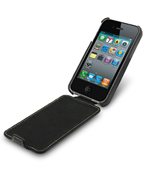 MELKCO iPhone 4 レザーJacka typeケース(black)