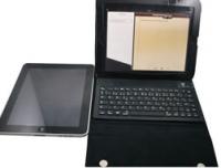 Apple iPad 2本革キーボード付ケース　クロコダイルタイプ