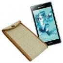 docomo Xperia feat 初音ミクSO-04E ナチュラル麻ポーチ縦型ケース【数量限定】