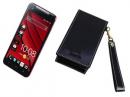 EZD HTC J butterfly HTL21本革フリップポーチ縦型ケース