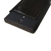 au Xperia VL SOL21 レザーフィットスキン　スタンド機能付