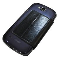 au GALAXY SIII Progre SCL21 レザーフィットスキン　スタンド機能付