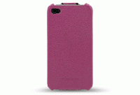 MELKCO iPhone 4 レザーJacka typeケース(Purple LC) 