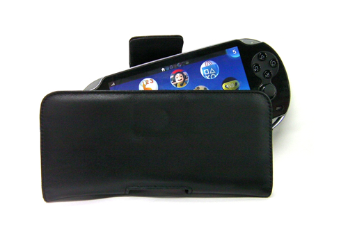 Sony PlayStation Vita 本革横型ポーチケース